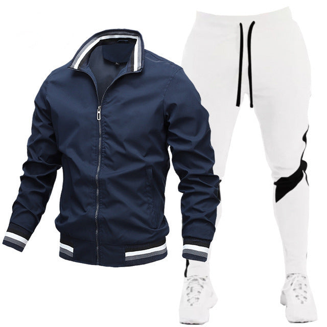 Dave – Classic Athletic Zip Jacket &Jogger Set