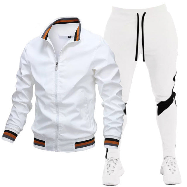 Dave – Classic Athletic Zip Jacket &Jogger Set
