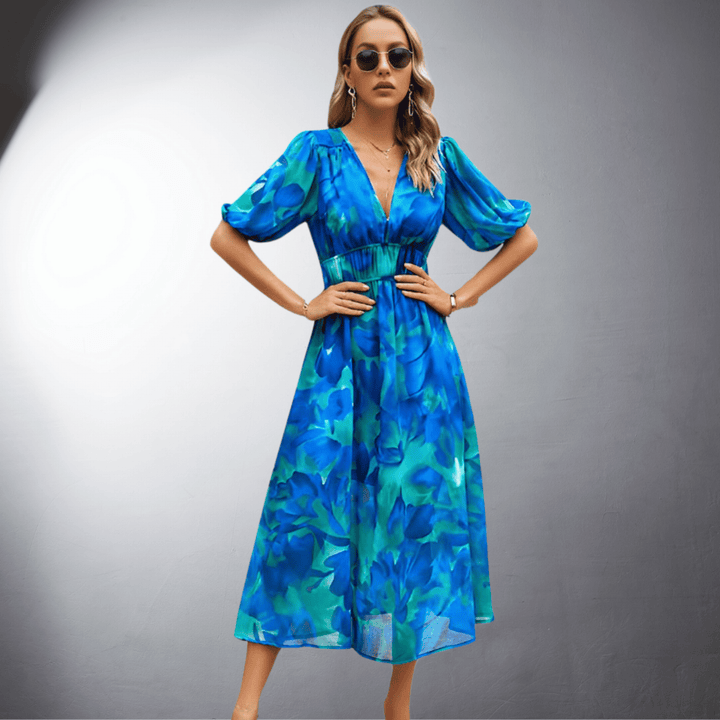 Maristella | Abito Estivo in Tessuto Bio di Alta Qualità