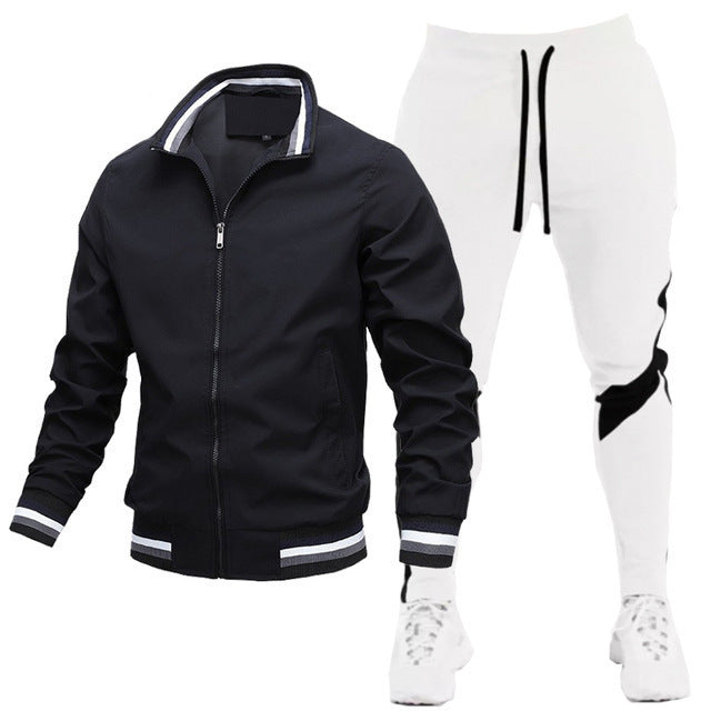 Dave – Classic Athletic Zip Jacket &Jogger Set