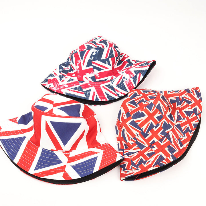 NINTEY+ Union Flag Bucket Hat