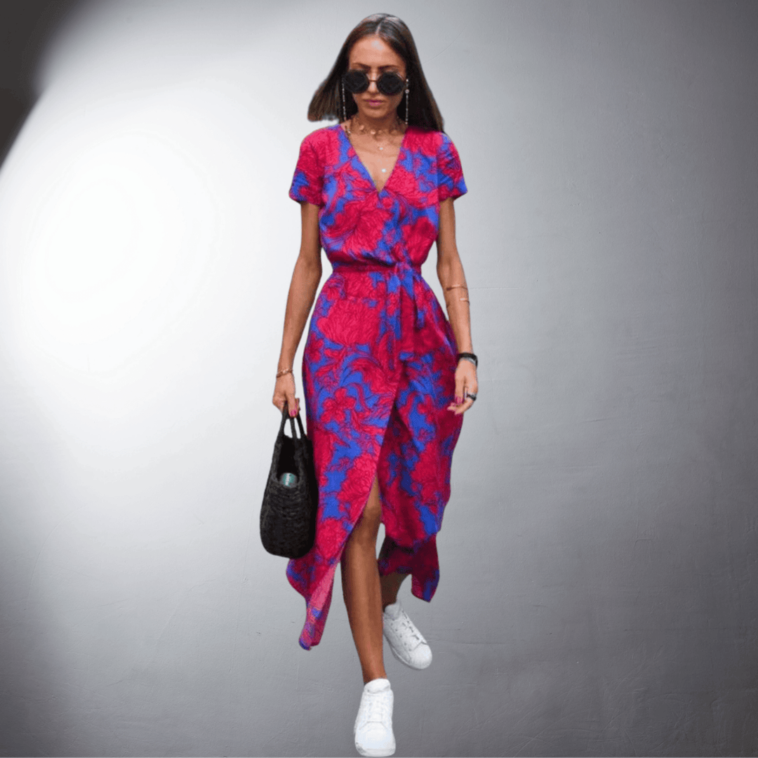 Ketty | Abito a Portafoglio Fatto a Mano in Materiale Premium