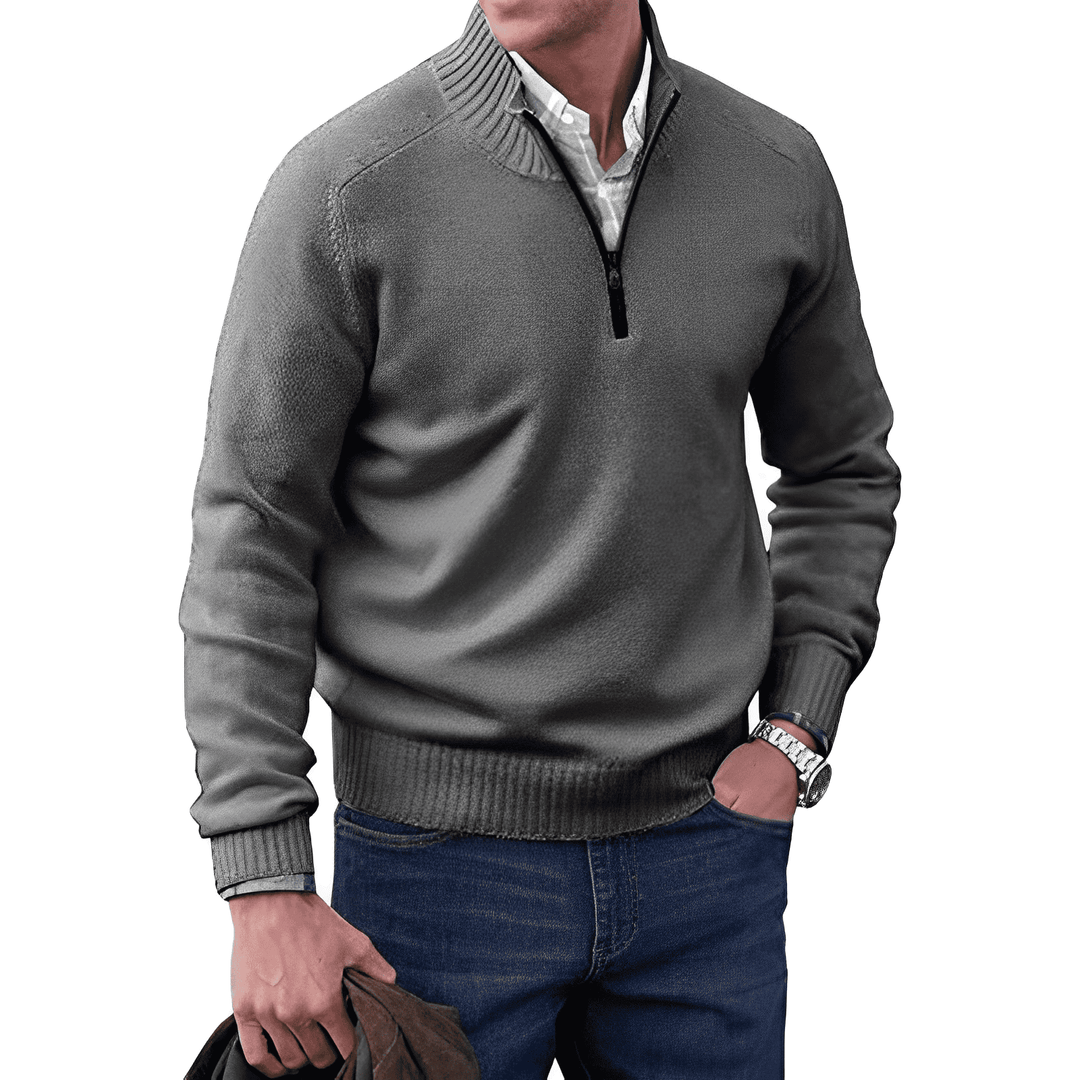 Mario™ | Il Elegante Pullover Con Zip