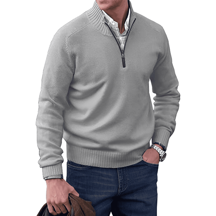 Mario™ | Il Elegante Pullover Con Zip