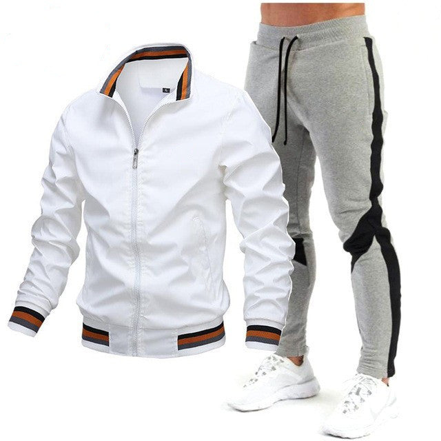 Dave – Classic Athletic Zip Jacket &Jogger Set
