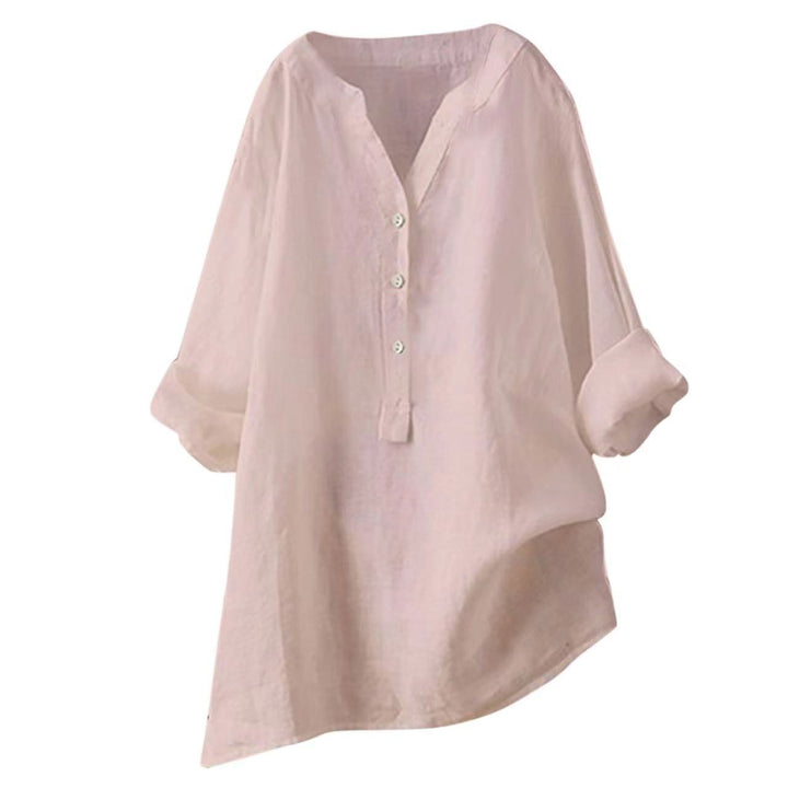 Luna Button-Up Blouse – Effortless Style & Comfort