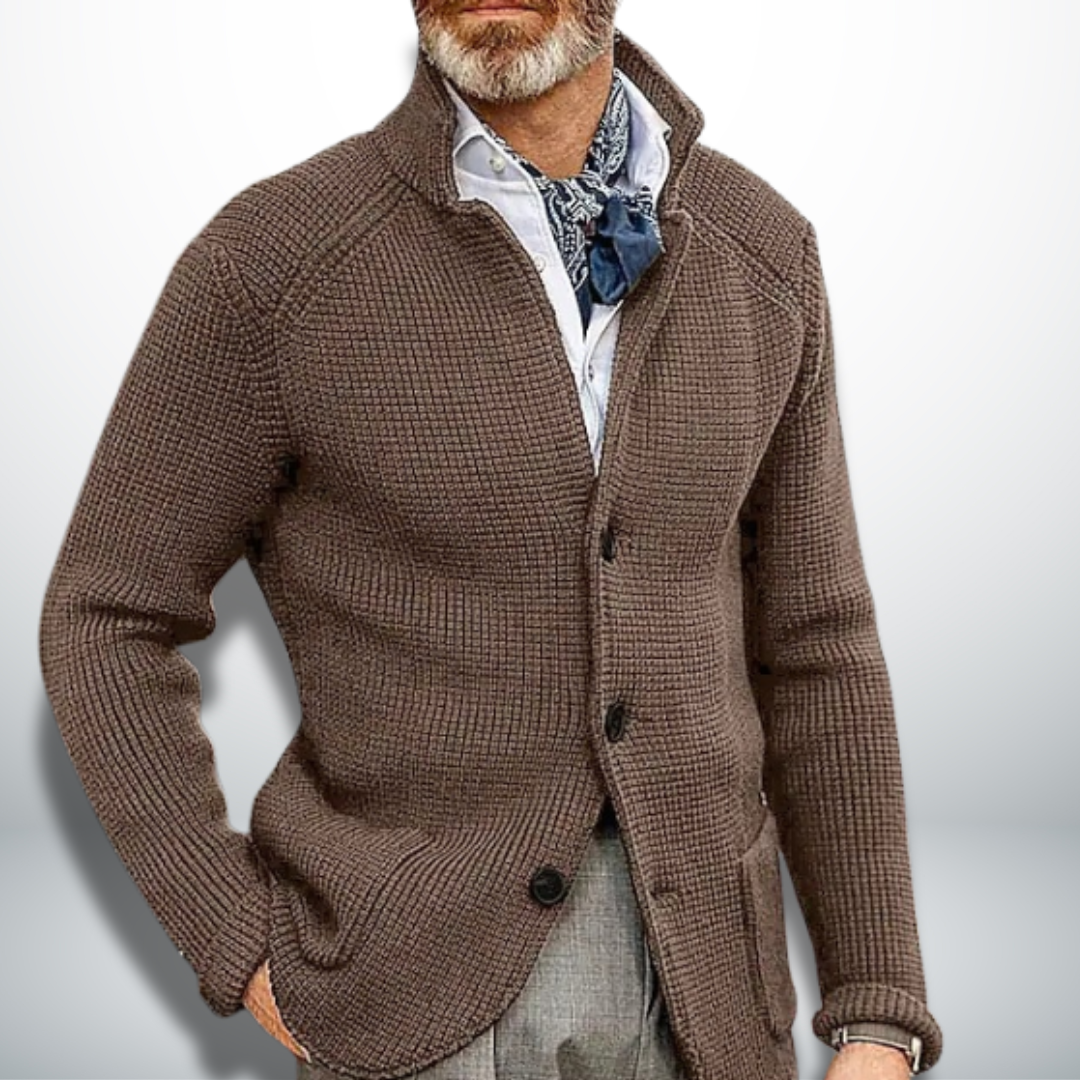 Tiberio™ | Cardigan da uomo morbido ed elegante