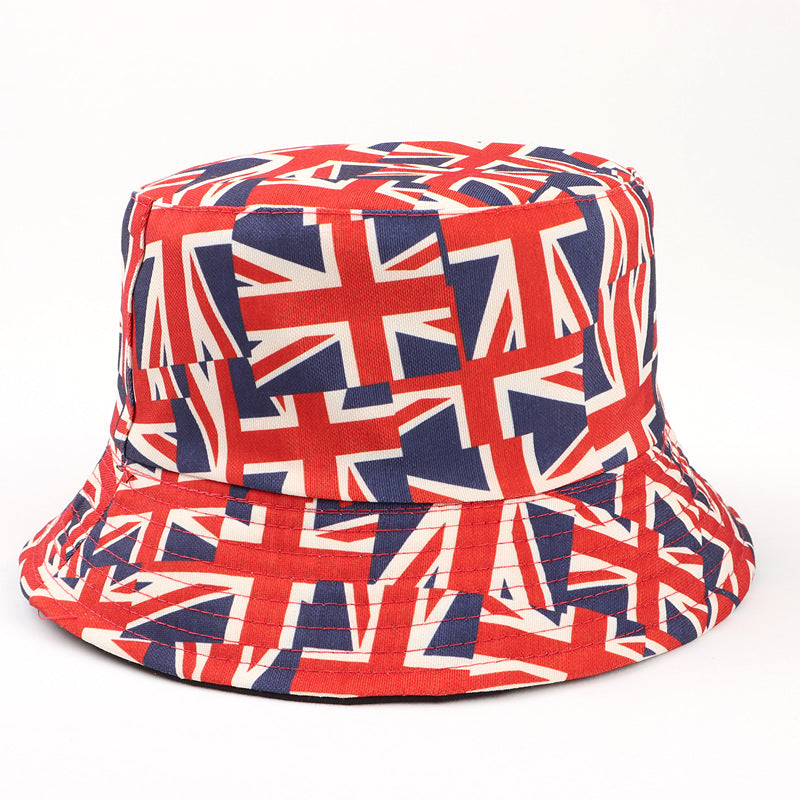NINTEY+ Union Flag Bucket Hat