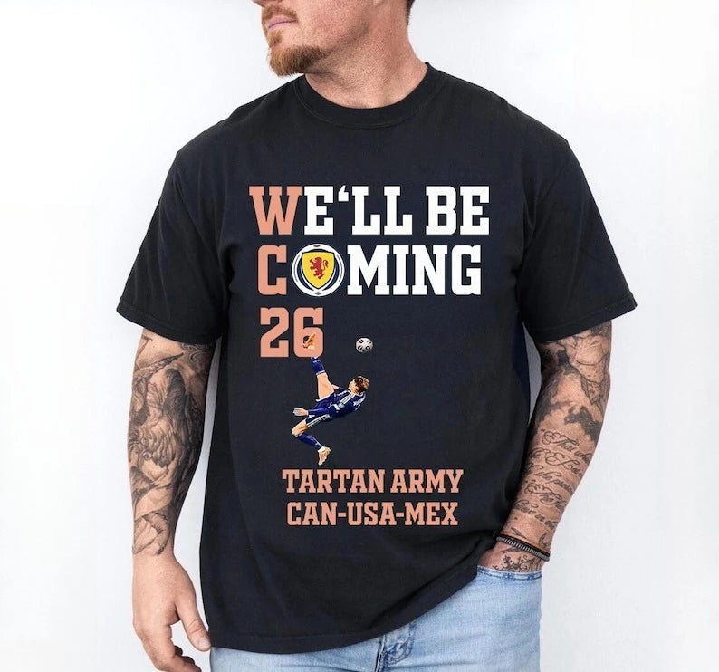 Tartan Army Scotland Fan T-Shirt