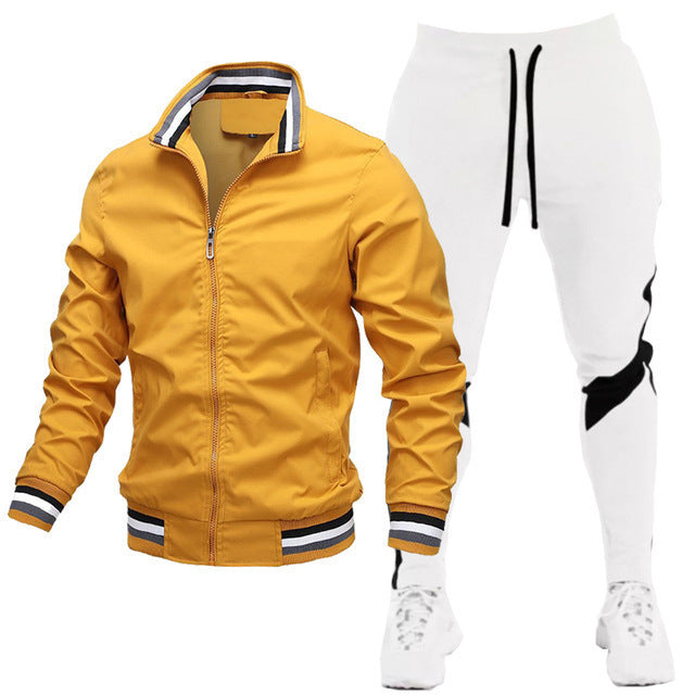 Dave – Classic Athletic Zip Jacket &Jogger Set