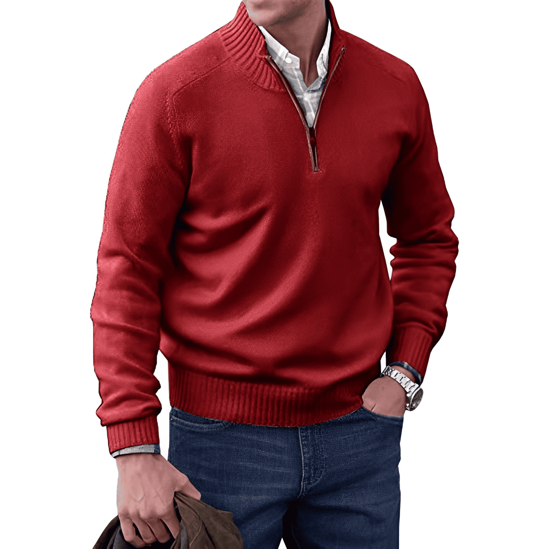 Mario™ | Il Elegante Pullover Con Zip