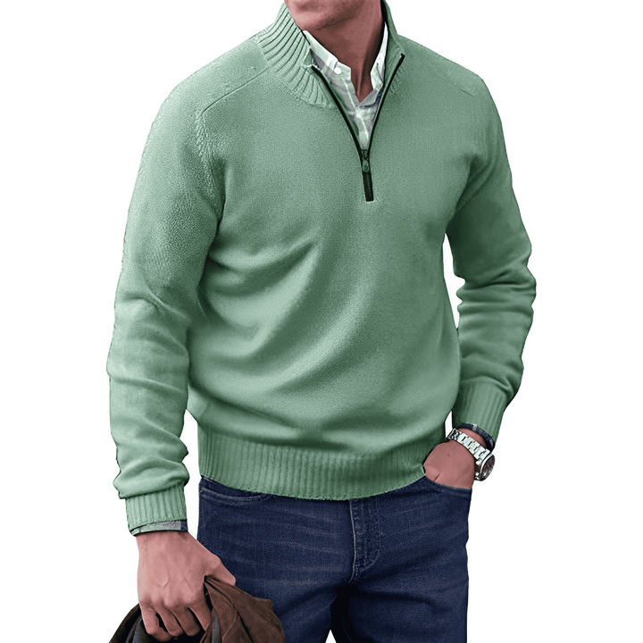Mario™ | Il Elegante Pullover Con Zip