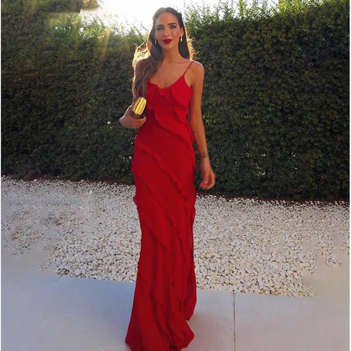 Pasqualina | Abito da sera elegante in tessuto premium