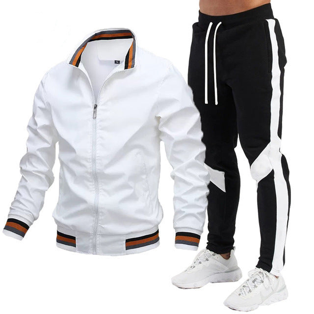Dave – Classic Athletic Zip Jacket &Jogger Set