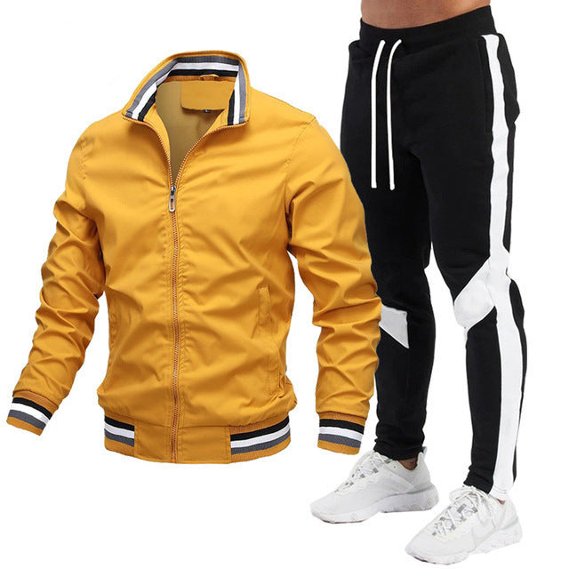Dave – Classic Athletic Zip Jacket &Jogger Set