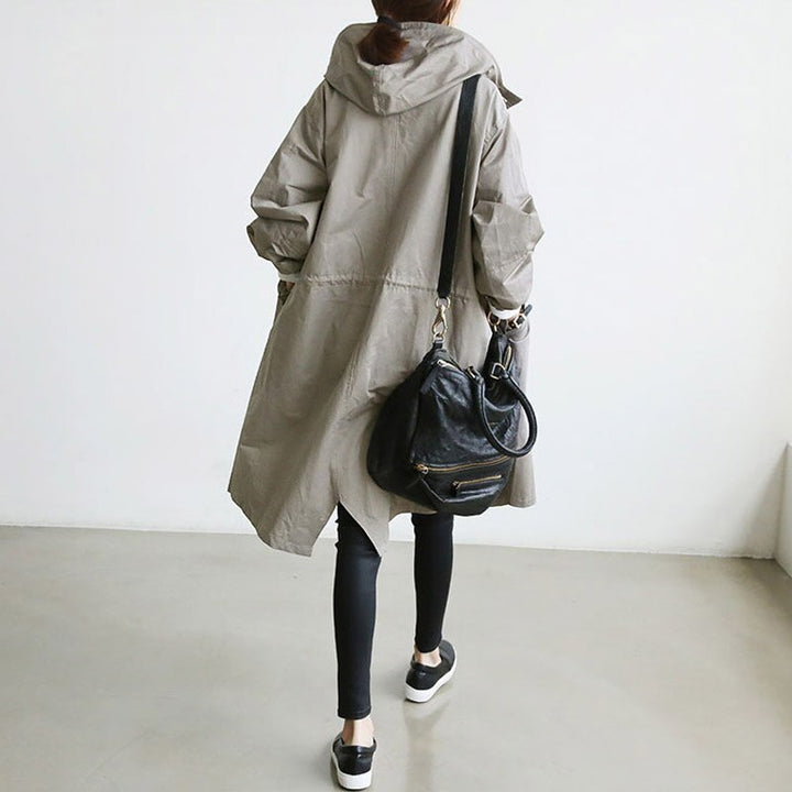 Elena - Cappotto Trench con Cappuccio
