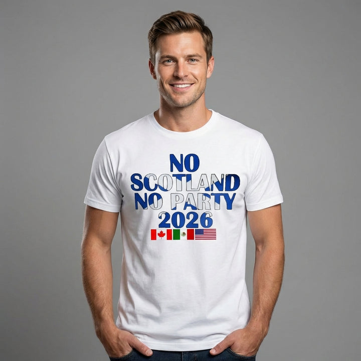 NO SCOTLAND NO PARTY TEE