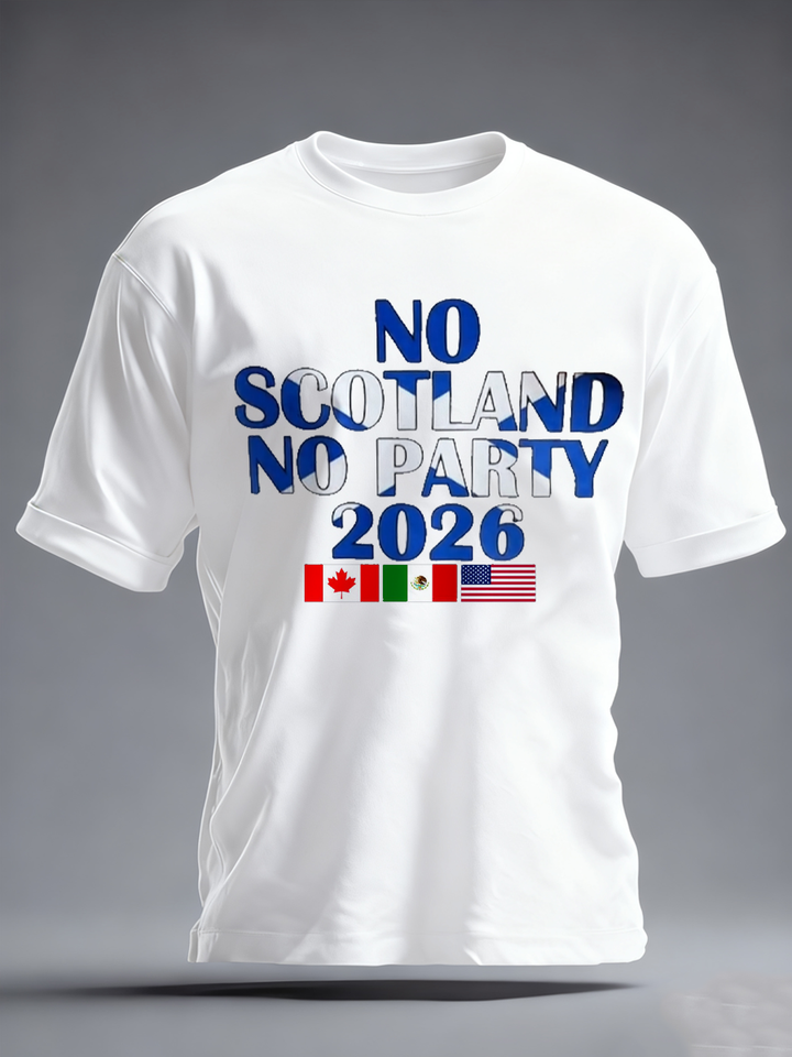 NO SCOTLAND NO PARTY TEE