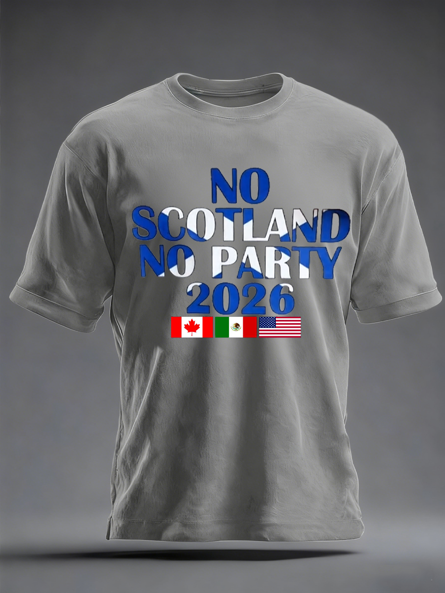 NO SCOTLAND NO PARTY TEE