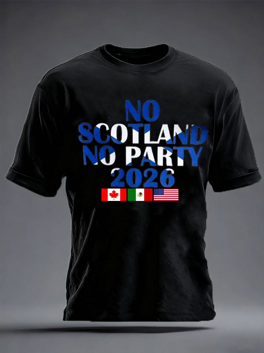 NO SCOTLAND NO PARTY TEE